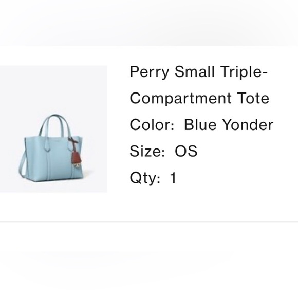 Tory Burch Perry small triple compartment tote - Picture 9 of 9